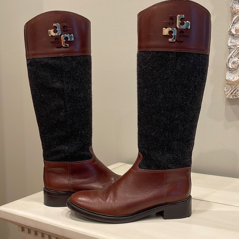 Tori Burch tall riding boots, size 9